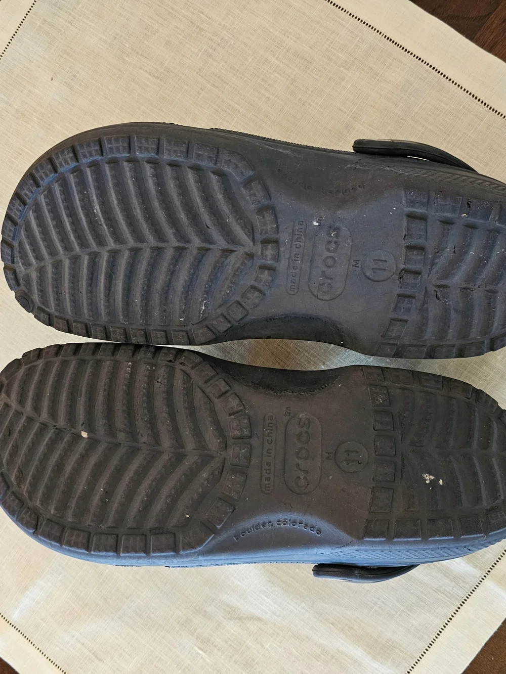 Crocs Classic Clog Navy Blue Mens Size 11 Womens 13 Slip On Water Shoes Mule
